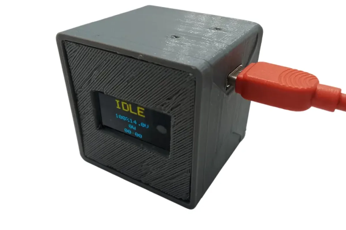 Беспроводной монитор BMS Jiabaida (JBD) на ESP32 с OLED дисплеем (корпус + код)