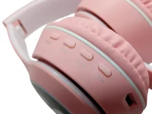 Недорогие Bluetooth‑наушники с кошачьими ушками и подсветкой — стиль и комфорт | RIZNEVDIM