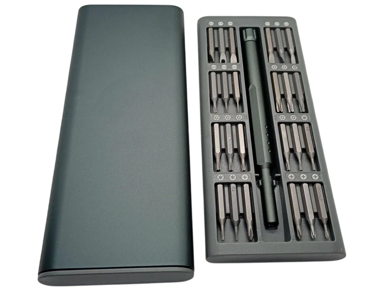 Викрутка з 48 бітами у металевому футлярі — купити набір для ремонту електроніки | RIZNEVDIM