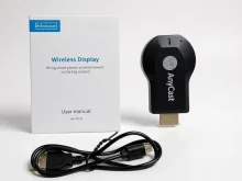 AnyCast M9 Miracast / AirPlay / DLNA — простой способ вывести экран на ТВ