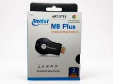 AnyCast M9 Miracast / AirPlay / DLNA — простой способ вывести экран на ТВ