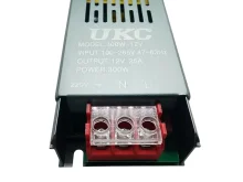 Блок живлення 12V 25A 300W UKC — надійний і компактний за свою ціну