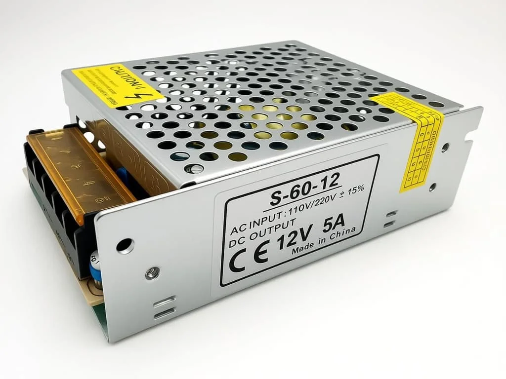 Надёжный импульсный блок питания 12V 5A в металлическом корпусе