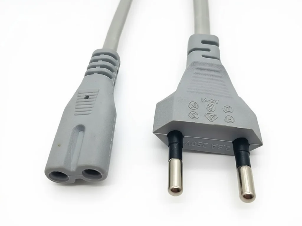 Сетевой кабель 1.2 м для бытовой техники (белый)