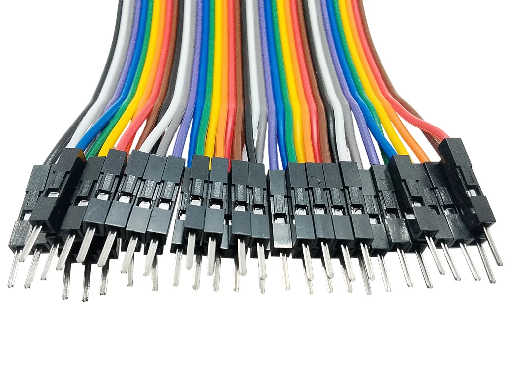 Кабель DuPont папа-папа 20 см (2.54 мм) для Arduino и макетных плат