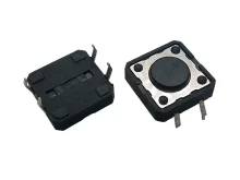 Кнопка тактовая 12x12x4.3 мм DIP 4 pin — универсальная для электроники и DIY