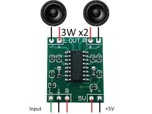 Стерео усилитель звука PAM8403 2x3W (D-класс, 5V)