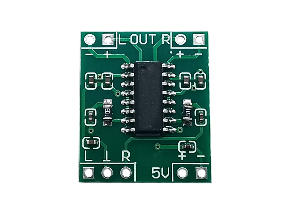 Стерео усилитель звука PAM8403 2x3W (D-класс, 5V)