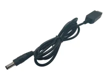 USB кабель живлення 5V → 12V з роз’ємом 2.1×5.5 мм