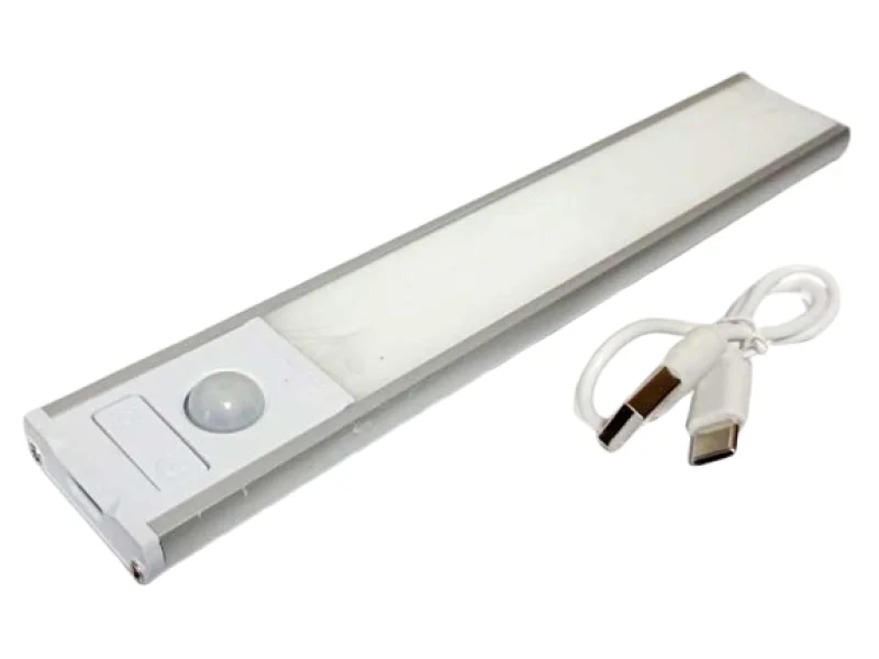 Портативна лампа з сенсором і USB-зарядкою — 20 см, для шафи та передпокою