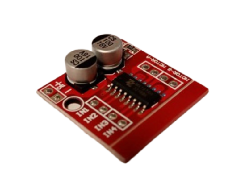 Драйвер двигателя mini-L298N H-мост 2×DC/Stepper | Arduino ESP32 STM32 DIY