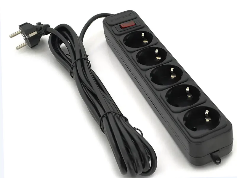 Удлинитель на 5 розеток 1.8m (сетевой фильтр) | Купить в RIZNEVDIM