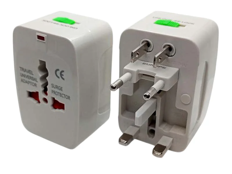 Универсальный адаптер для розеток мира | Купить переходник для путешествий [UA]