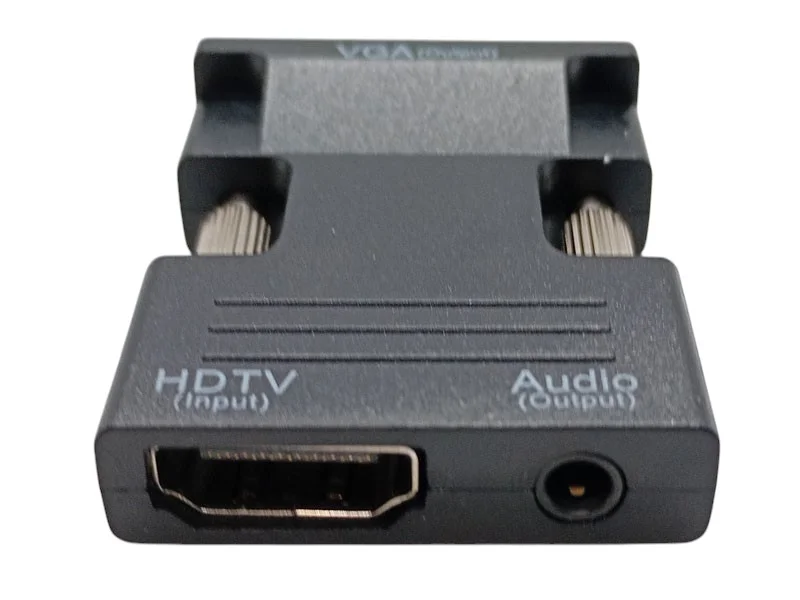 Конвертер HDMI-VGA OUT — адаптер HDMI у VGA з аудіо, Plug&Play
