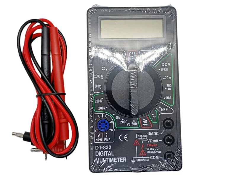 Мультиметр DT-832 — цифровой тестер для дома, авто и электроники