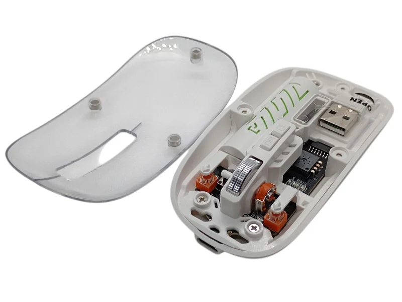 Купить беспроводную мышку в прозрачном корпусе Bluetooth 5.0 | Аккумуляторная мышь Type-C