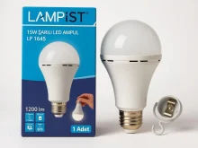 Аварийная LED-лампочка E27 с встроенным аккумулятором 1500 mAh | LED 15W
