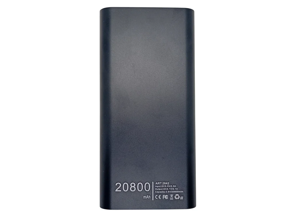 Внешний аккумулятор Power Bank 20800mAh, разъёмы USB, Micro USB