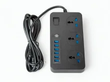 Подовжувач з USB AR-CP02, 3 розетки та 6 USB, 2 м