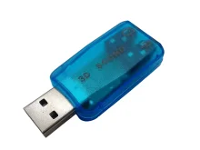 USB звукова карта 3D Sound 5.1 — зовнішній USB аудіо адаптер для ПК та ноутбука