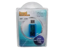 USB звукова карта 3D Sound 5.1 — зовнішній USB аудіо адаптер для ПК та ноутбука